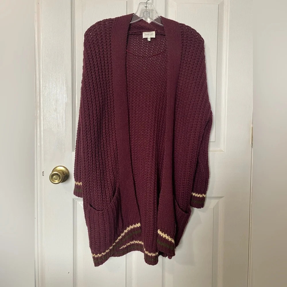 Sienna Sky long sleeve knitted cardigan size small
